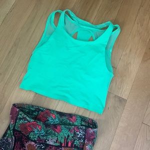 Crop Top with Floating Bra